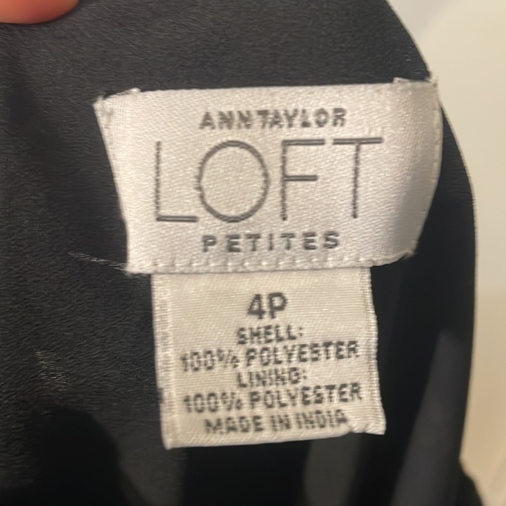 Anne Taylor-Loft Navy and White Slip Dress - Picture 7 of 7